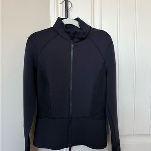 Lululemon Athletica Black Bomber Jacket